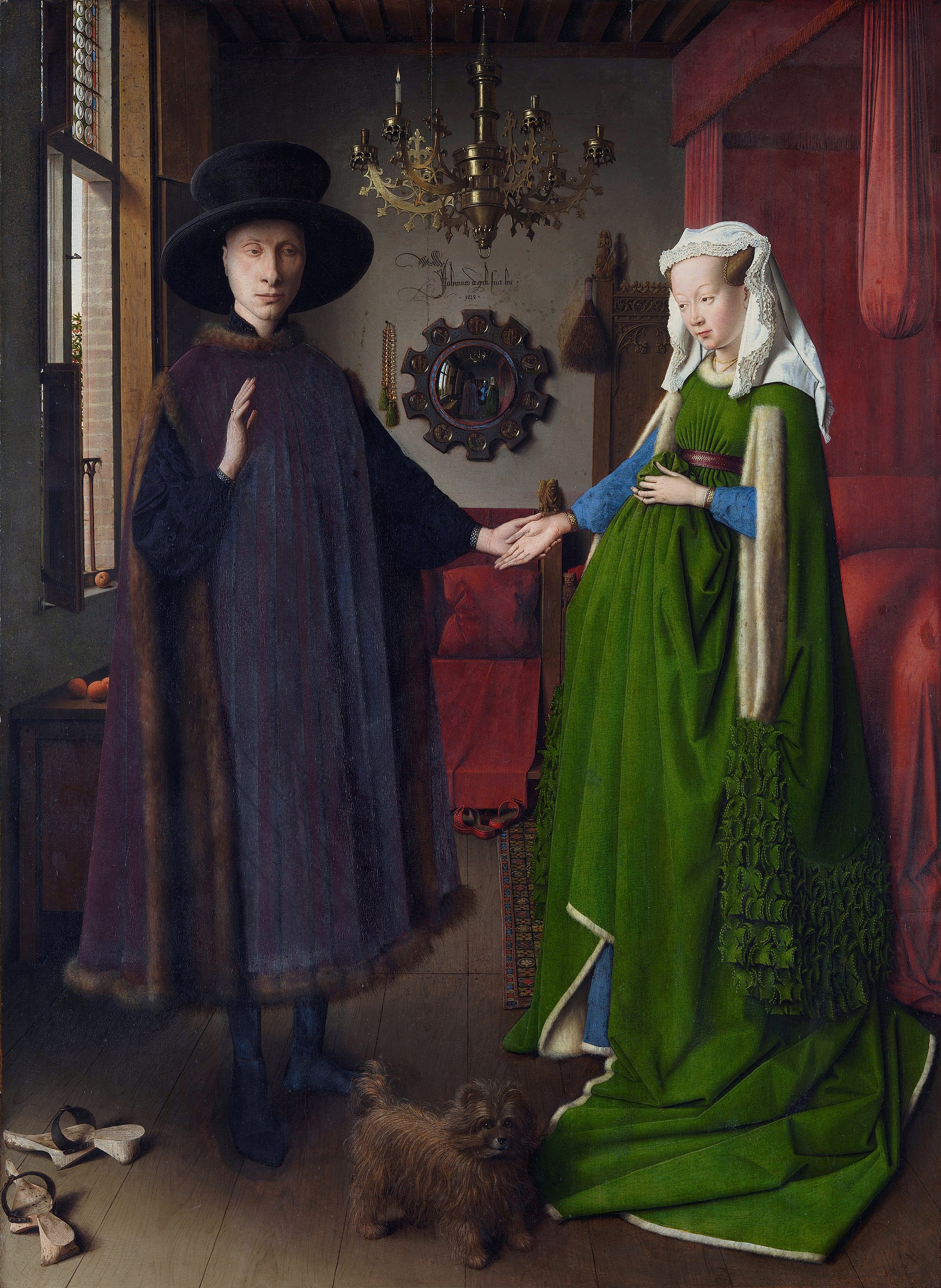 Jan van Eyck's The Arnolfini portrait