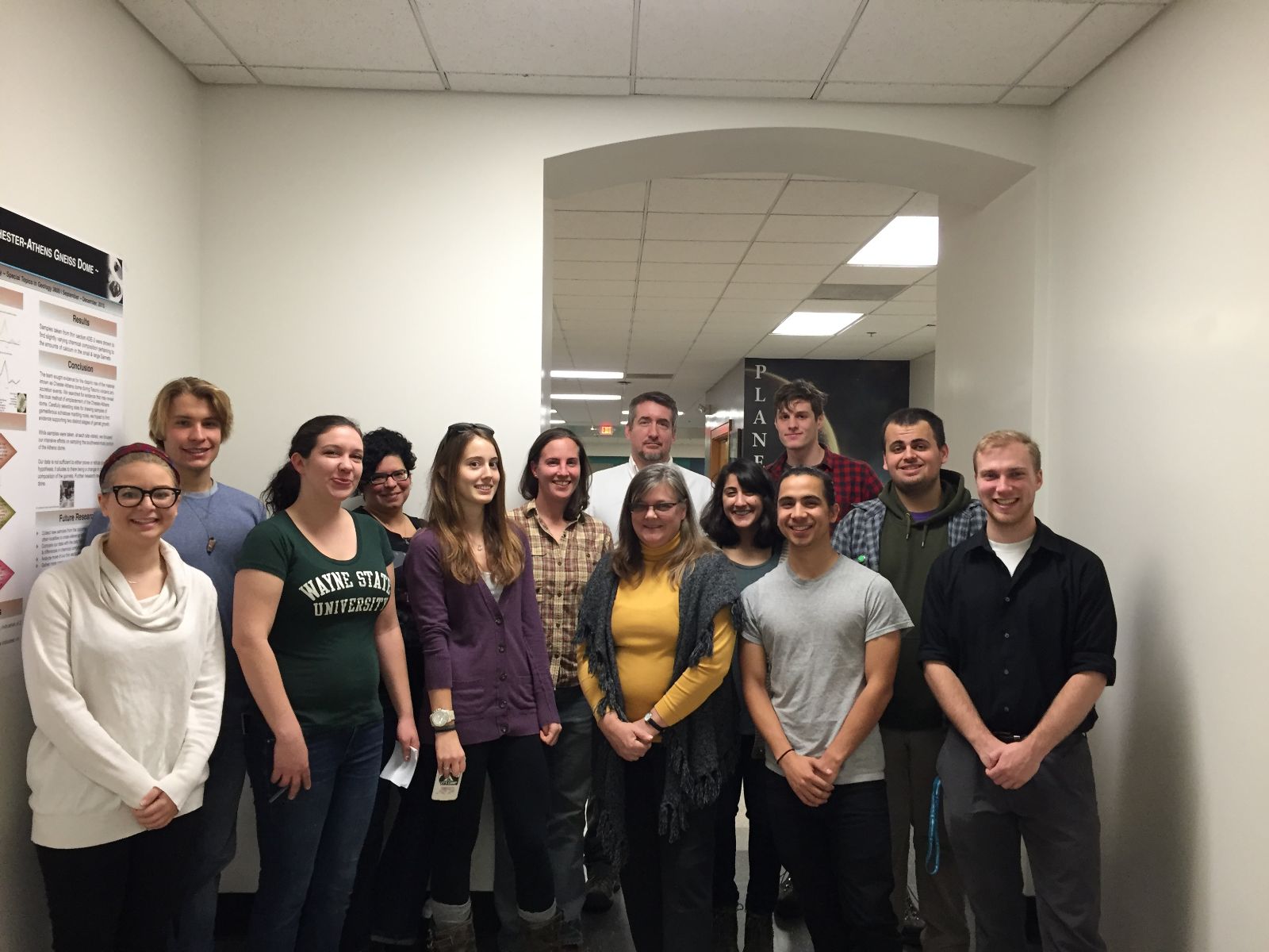 Finally, students from the inaugural GEL 3600 (Team Research) course can smile and enjoy the end of the semester