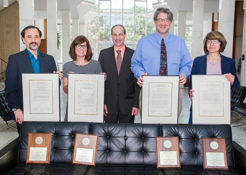 CLAS faculty with awards.