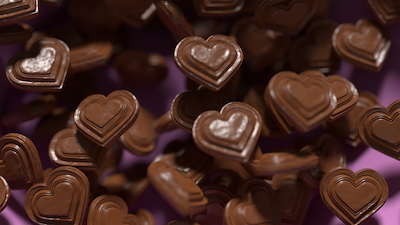 Chocolate hearts