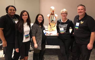 Eugene Applebaum College of Pharmacy and Health Sciences staff at the NACADA Region V Conference on March 14, 2019.