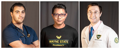 Pharmacy students who appeared on the podcast