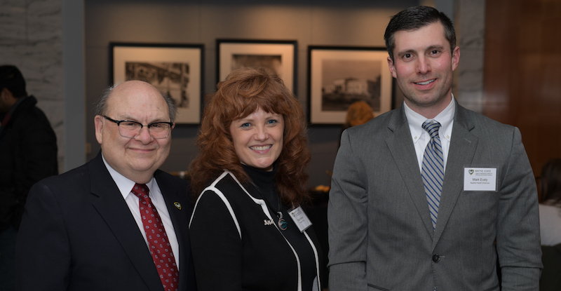 Peter Frade, Sara Maher and Mark Evely