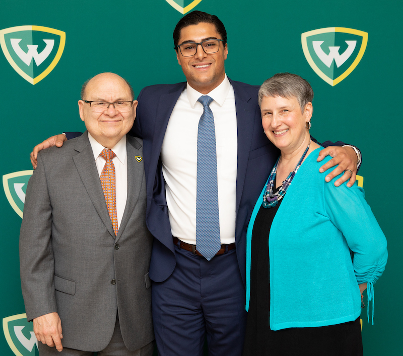 Peter and Karen Frade with Hassan Abdallah