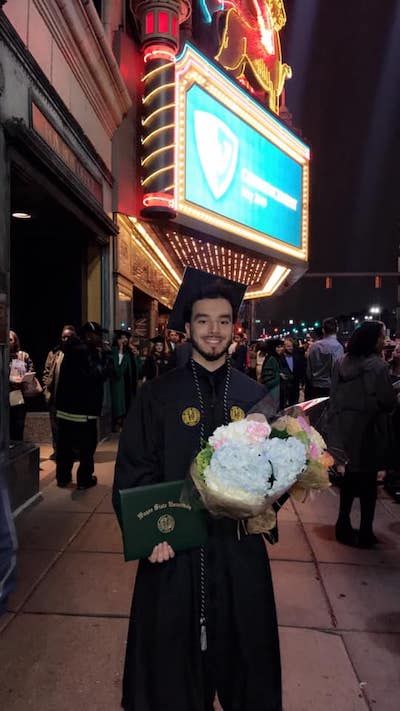 Ala Sarsour at WSU graduation