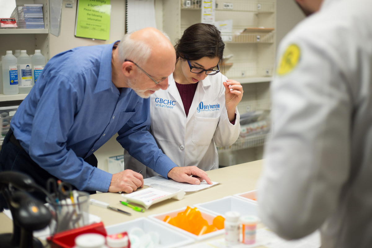 A teaching moment at the GBCHC pharmacy