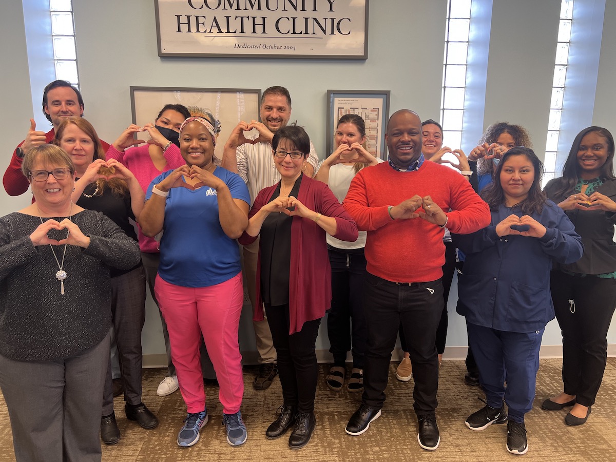 Volunteers at the GBCHC