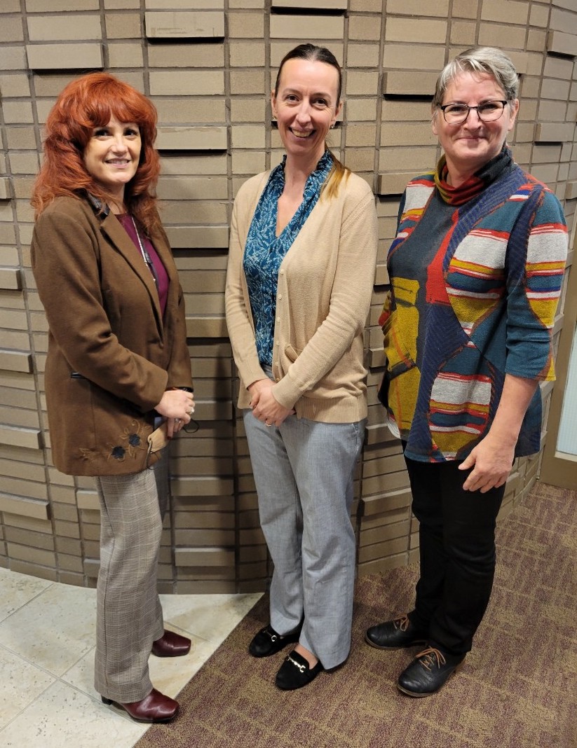 Sara Maher, MaryAnne Stewart and Cathy Lysack