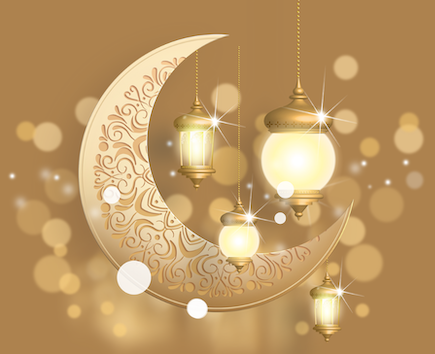 Ramadan moon art