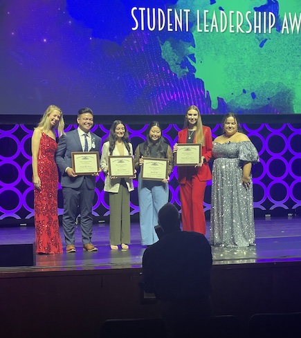 Student Leadership Award winners