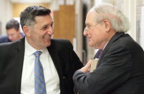 Botticelli with Carl Levin