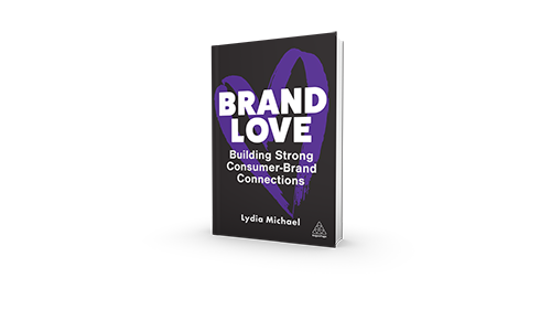 3D cover of Lydia Michael’s book, Brand Love.