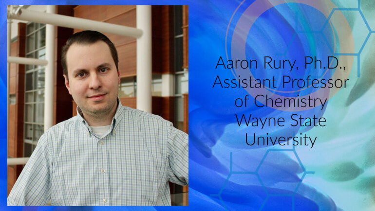 Aaron Rury, Ph.D., assistant professor of chemistry at Wayne State, was awarded a $3.3 million grant from the Department of Energy.