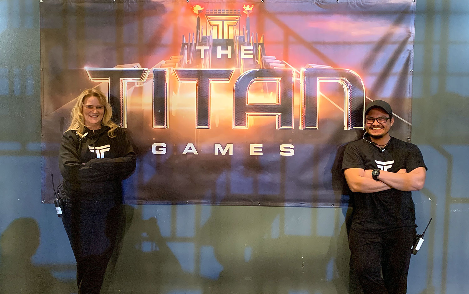 Cynthia Bir at The Titan Games combine