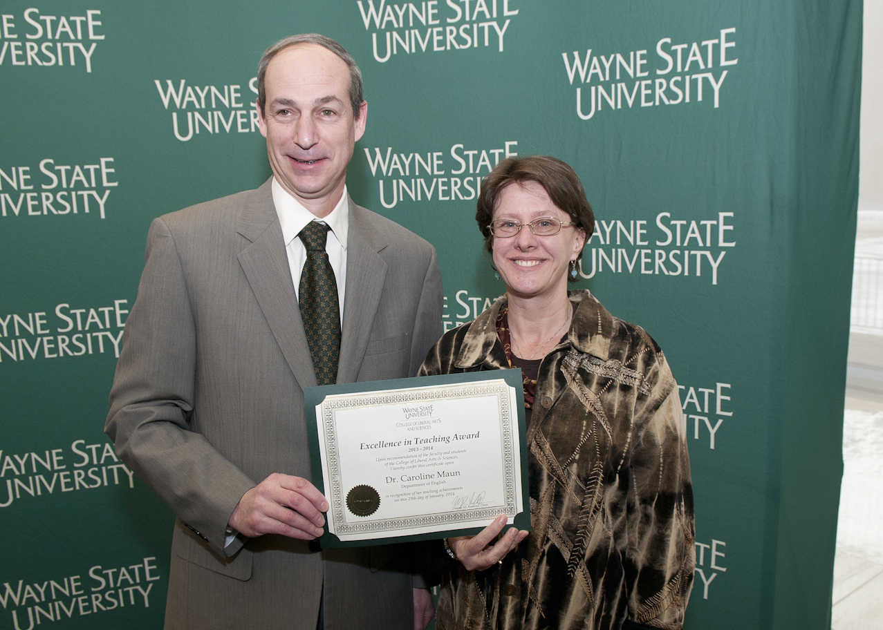 Dean Wayne Raskind and Associate Professor Caroline Maun