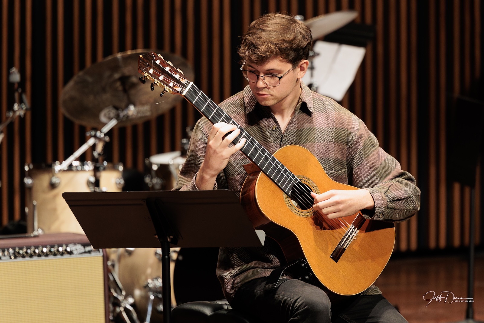 Ben Chapman with his guitar