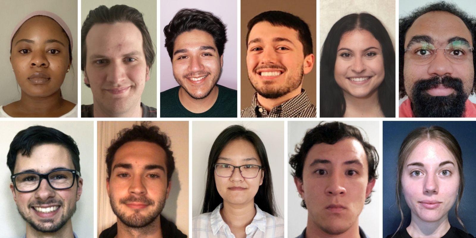 Faces of the incoming 2020 chemistry class.