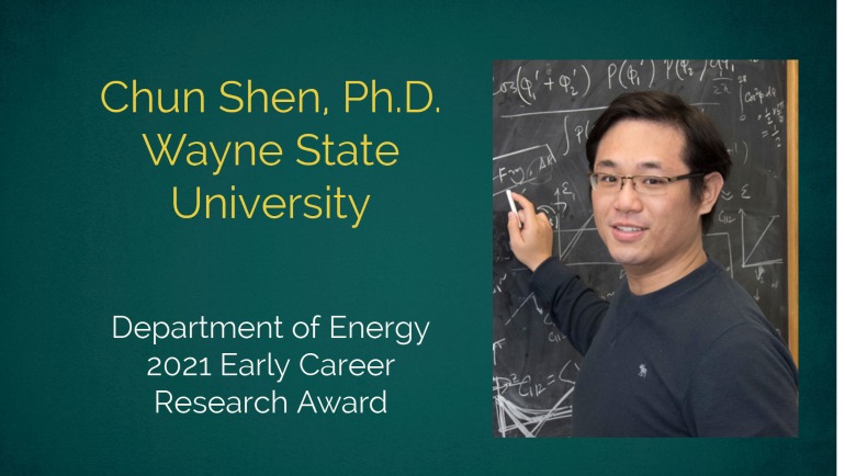 Dr. Chun Shen, assistant professor, Department of Physics and Astronomy