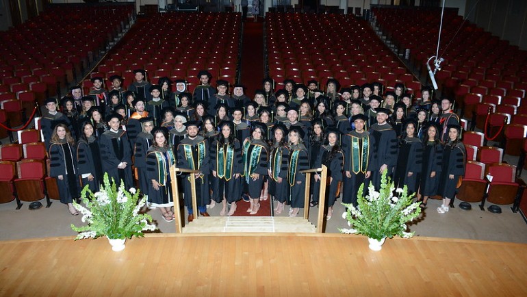 pharmacy students at convocation