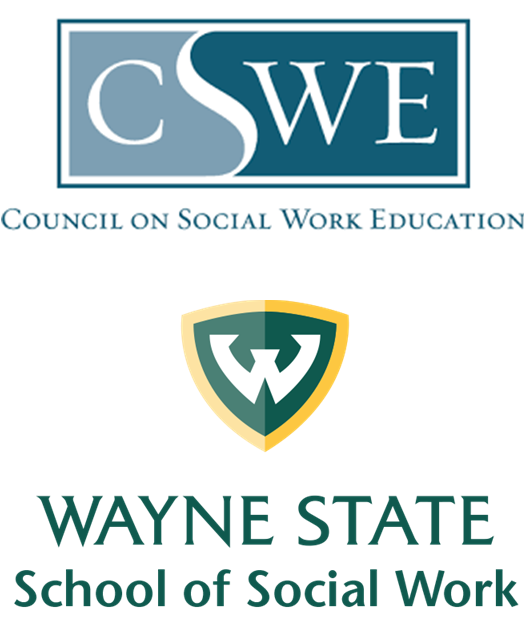 CSWE and WSU Social Work logos