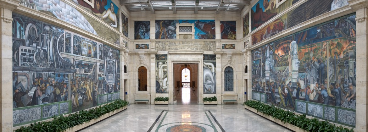 Rivera Court in the Detroit Institute of Arts
