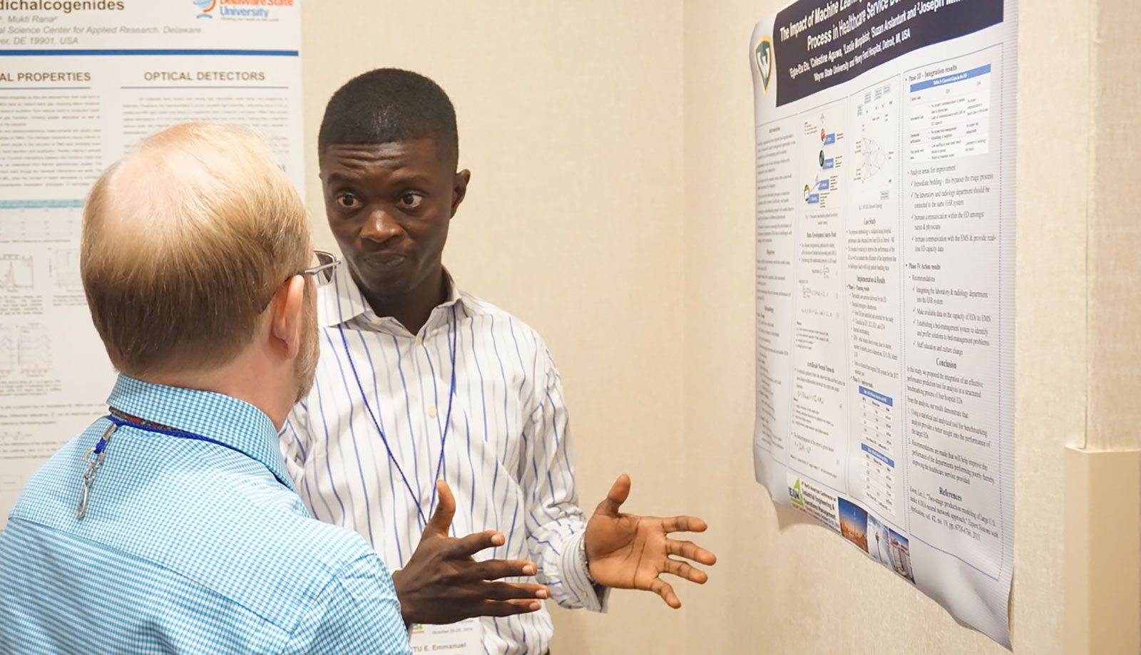 Egbe-Etu Emmanuel Etu, a Ph.D. candidate in the Department of Industrial and Systems Engineering at Wayne State University, presented at the IEOM conference in Toronto.