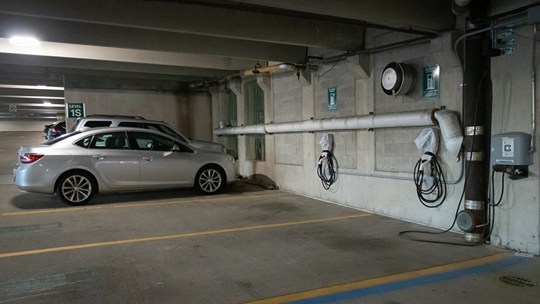 Wayne State has added more EV charging stations to parking structures and surface lots to the Midtown campus.