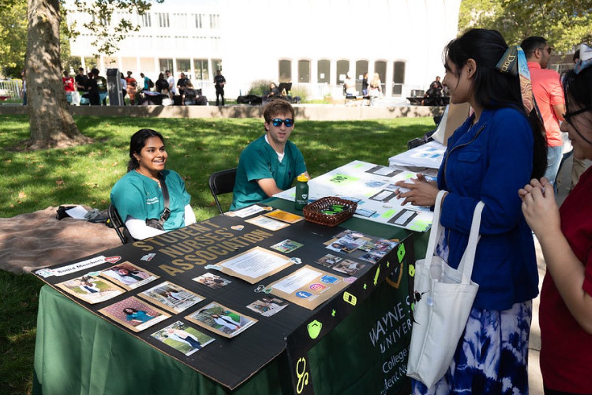 Incoming and returning students alike learned about Wayne State’s diverse campus departments, student organizations and more during this year’s FestiFall event.
