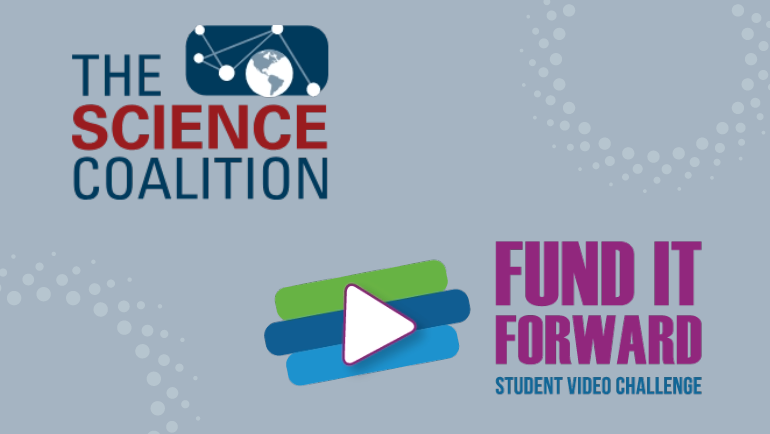 Wayne State students Mohamed Chakkour, Chisom Joshua Onu, Jacob Klein and Jay Elias created impressive videos in the recent Science Coalition Fund it Forward student video challenge.