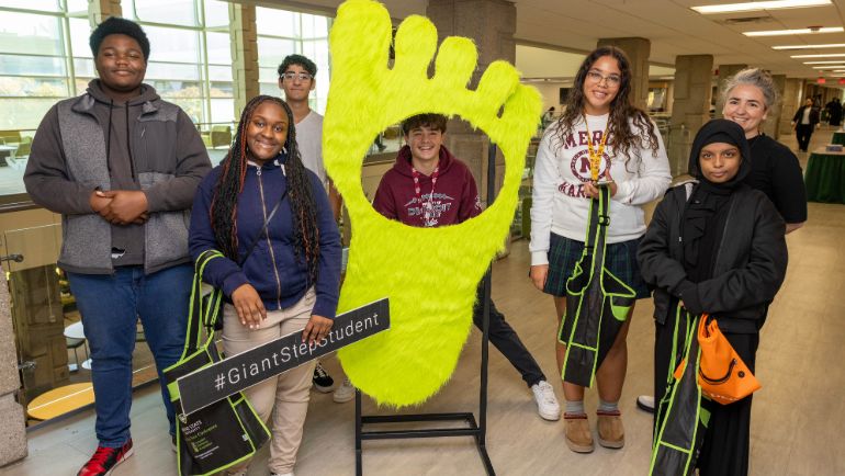 Students from across the Detroit area come together at the annual Giant Step Conference at Wayne State University to promote and advocate for inclusivity and acceptance.