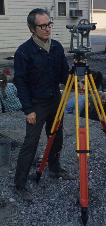 Gordon operating an excavation tool