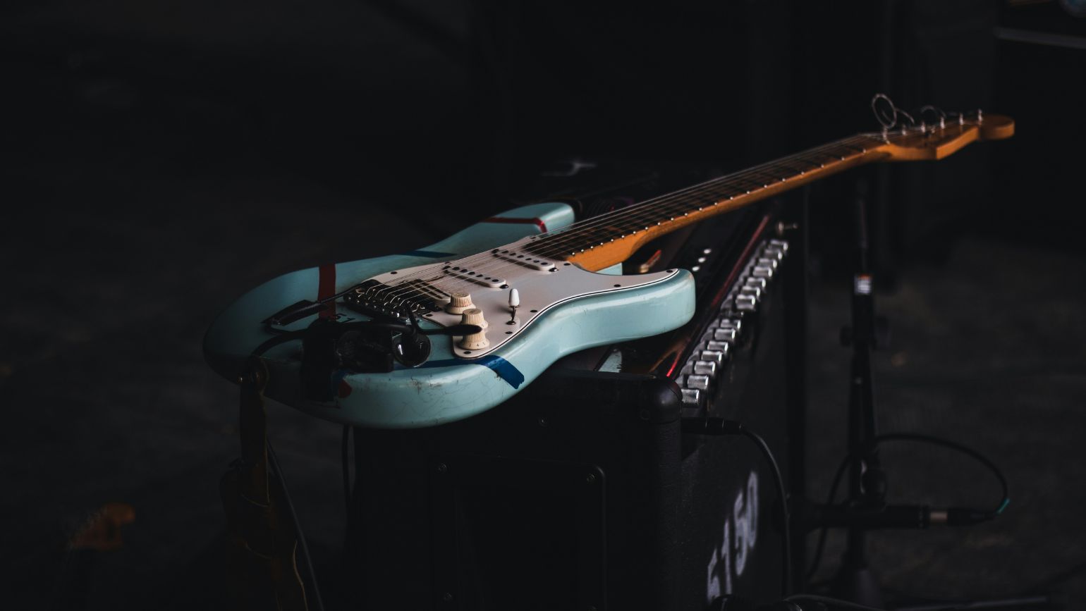 blue guitar