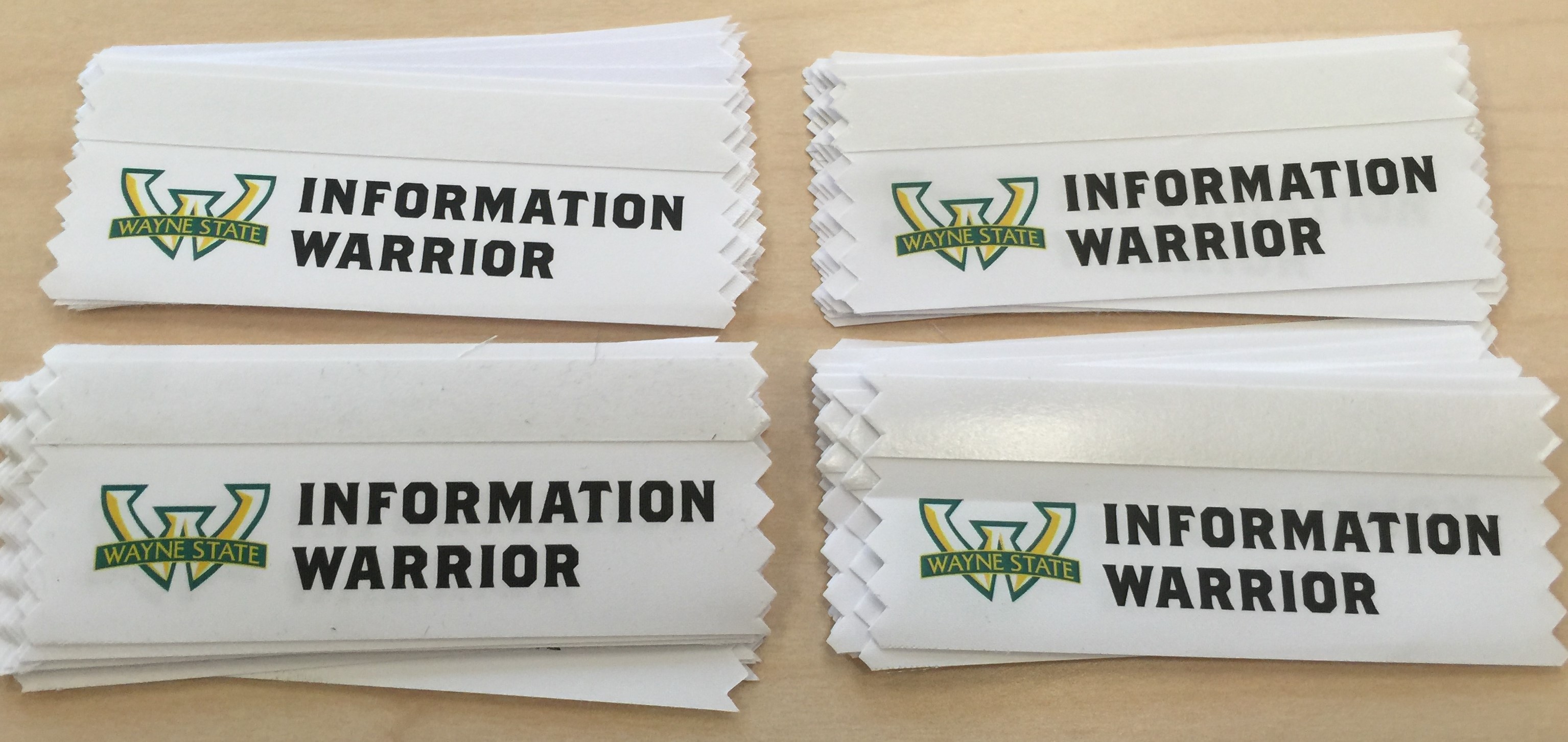 Information Warrior Conference Ribbons