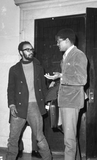 John Watson and Kenneth Cockrel in a 1969 photo from the Walter P. Reuther Library archives