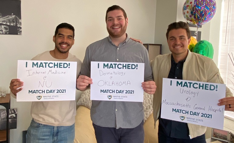 Unforgettable: Class of 2021 celebrates 99% residency match rate despite  pandemic challenges - School of Medicine News - Wayne State University