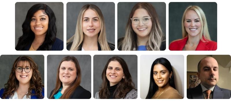 Headshots for editorial board members of the 2022-2023 Journal of Law in Society