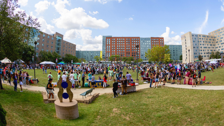 Keast Commons is a hub of student activity during FestiFall.