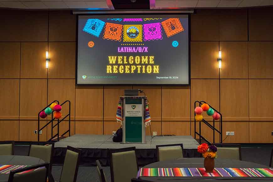 Wayne State University's seventh-annual Latino/a Faculty Staff Welcome Back Reception.