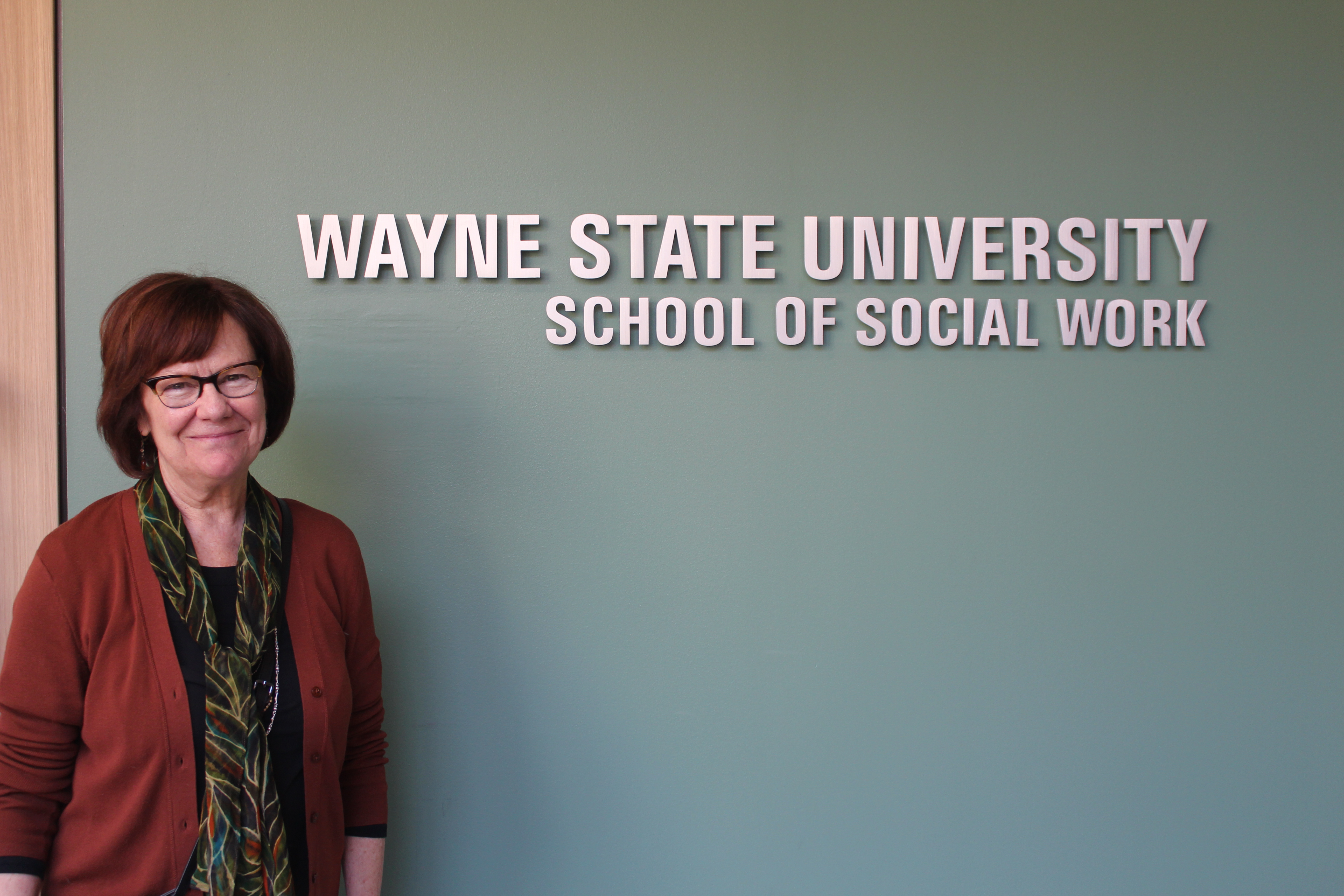 Mary Baumgartner at the School of Social Work