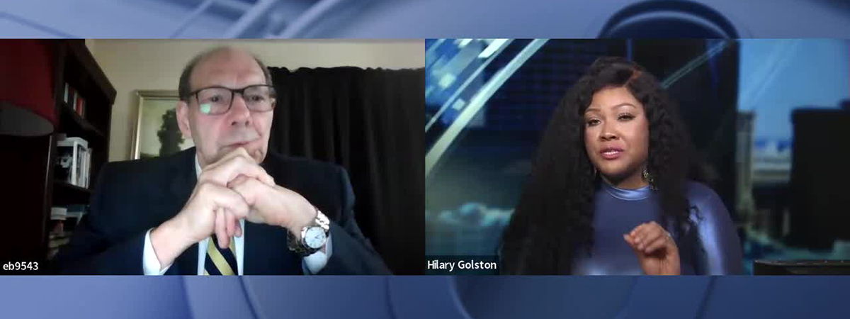 Fox 2 Detroit weekend anchor Hilary Golston interviewed Marick Masters several times during the UAW strike, including this appearance via Zoom, on Sunday, Sept. 17, 2023.