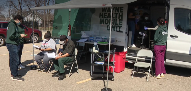 The Wayne Health Mobile Unit serves Detroiters.