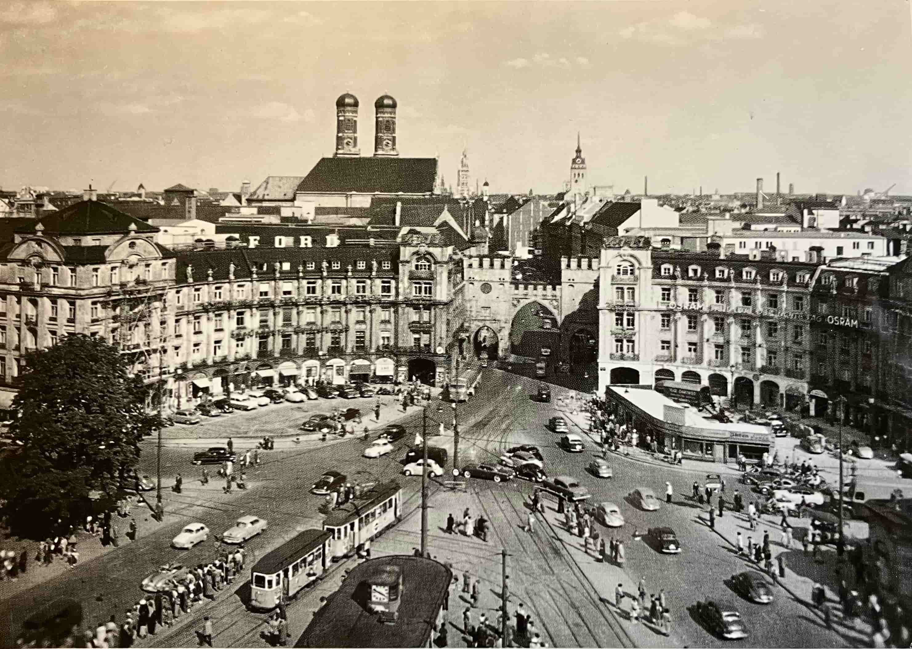 Photo of Munich circa 1957