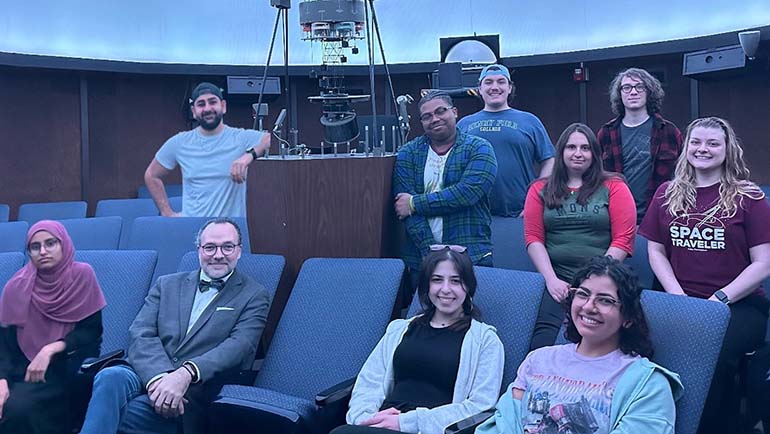 Dead Stars Society is a program that engages Henry Ford College students in Professor Dage’s astronomy research with the long-term goal of creating a link between Henry Ford College and nearby four-year universities, like Wayne State