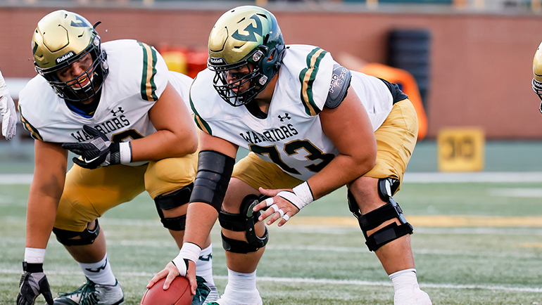 Graduate student Noah Nicklin has played in 23 games in three seasons at Wayne State. He has started 13 games, including nine at left guard and four at center. He plans to return this fall for his final season.