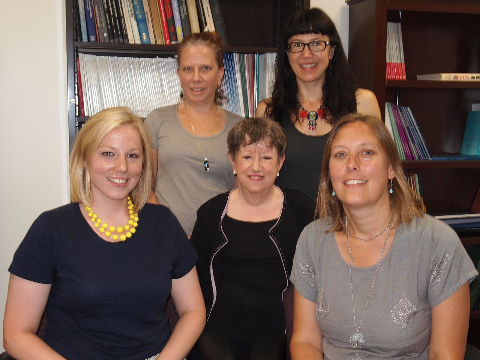 Picture of Drs. Victoria Velding, Krista Brumley, Janet Hankin, Anne Duggan and Heather Dillaway