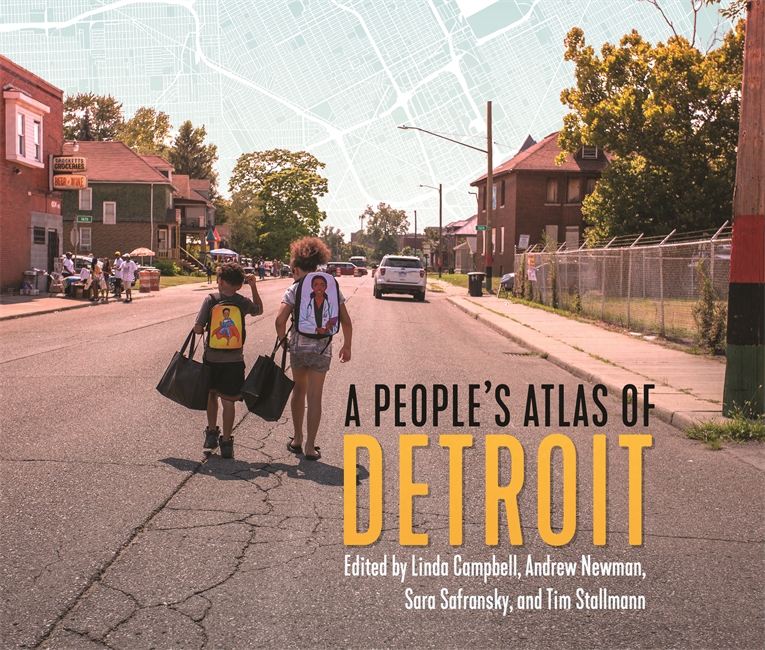 Two children walking. A People's Atlas of Detroit.