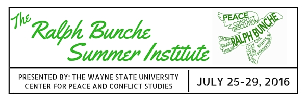 The Ralph Bunch Summer Institute, July 25-29, 2016