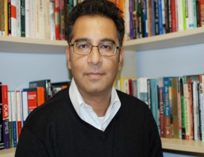 Associate professor of teaching in Near East & Asian studies and director of the Center for the Study of Citizenship Saeed Khan poses for photo.