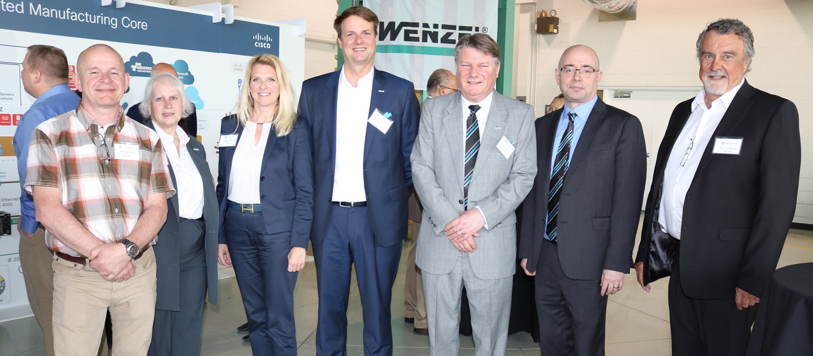 Wenzel representatives at the SMDC Open House