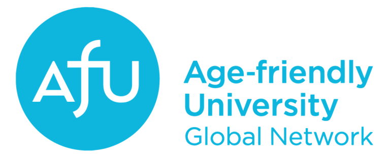 Global network logo suitable for seniors.